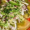 Green Enchiladas with Fresh Cheese
