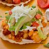 Chorizo and Potato Tostada