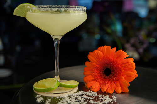 Margarita with a margarita flower