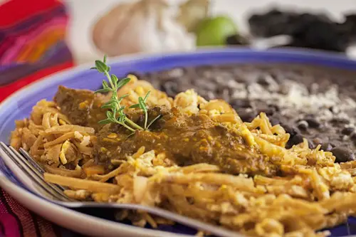 Salsa de Chile Pasilla de Michoacán en spaghetti